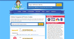 Desktop Screenshot of coupongirl.com